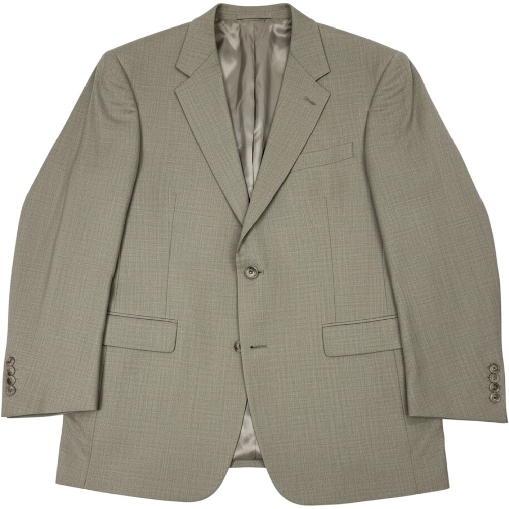 Austin Reed London Mens 44R Blazer Tan Two Button Sport Coat Tailored in USA
